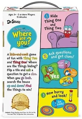 Funko Dr. Seuss Thing 1 and Thing 2 Where are You? (Game)