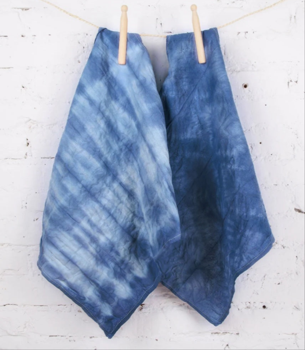 Kikkerland Crafters Indigo Bandana Kit